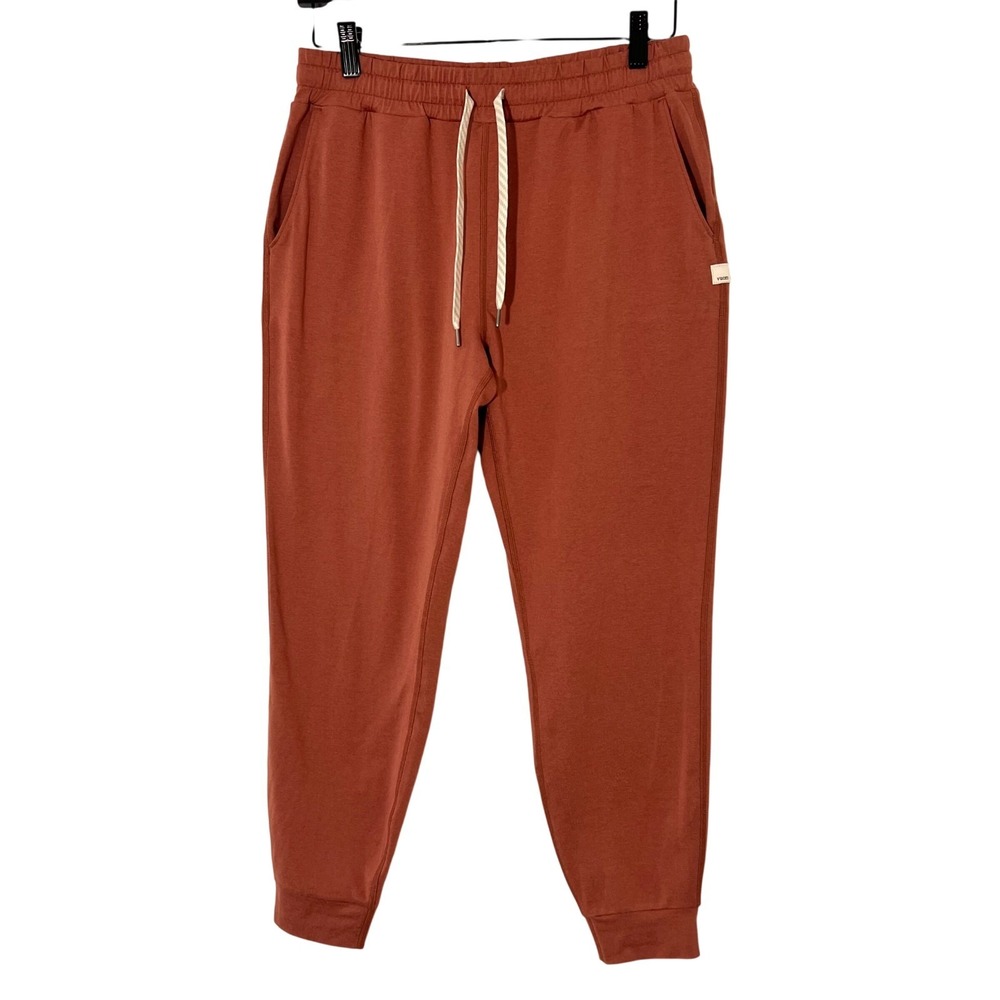Vuori Performance Jogger Women M Terracotta Clay Activewear Lounge Pants